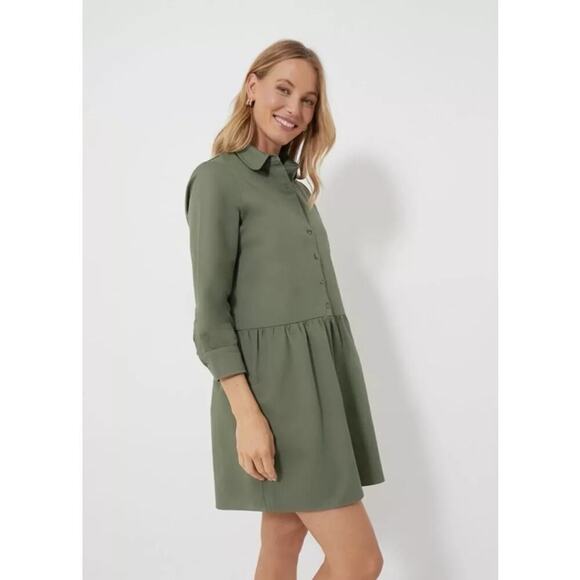 Tuckernuck Hayes Shirt Dress Jade Green Size XXL - Picture 2 of 7
